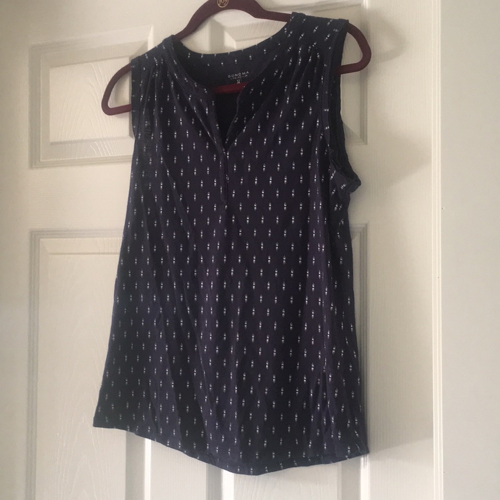 Navy Blue Tank Top